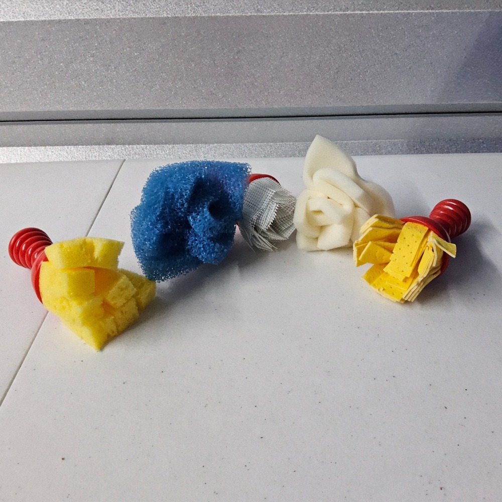 Lakeshore Paint Brush Set Kids Art Craft Painting Tool Assorted‎ Shapes 5 Pieces - Picture 2 of 8